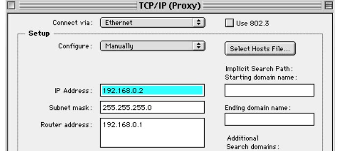 click on tcp