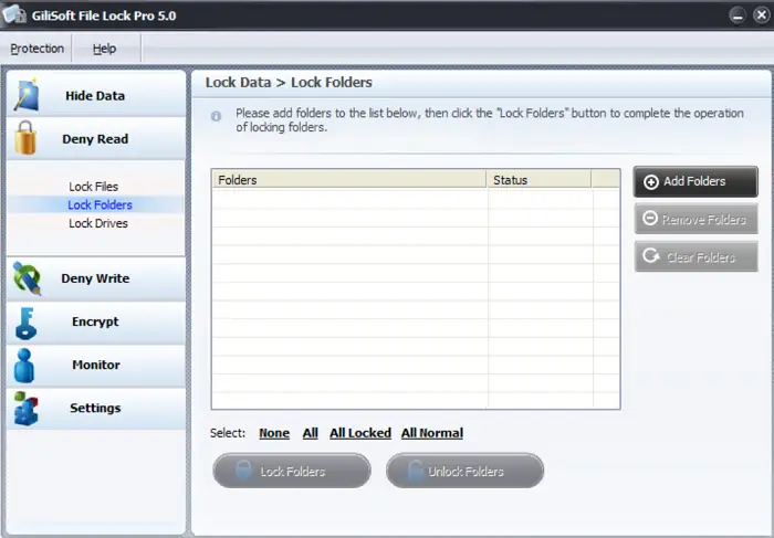 gilisoft folder lock software