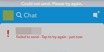 failed to send