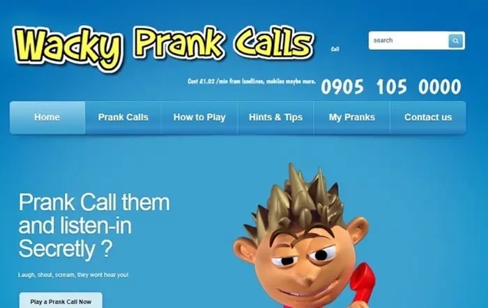 wacky prank calls