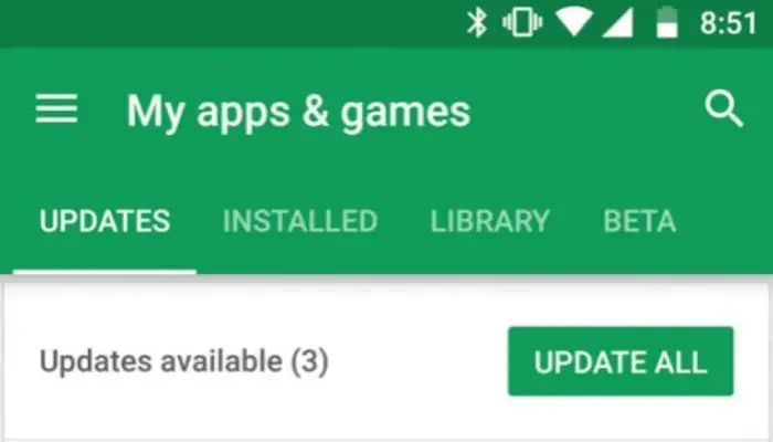 my apps and games google play