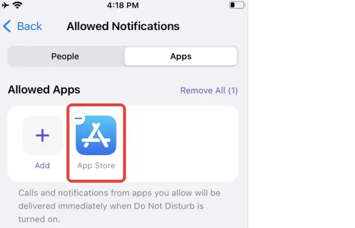 remove apps 