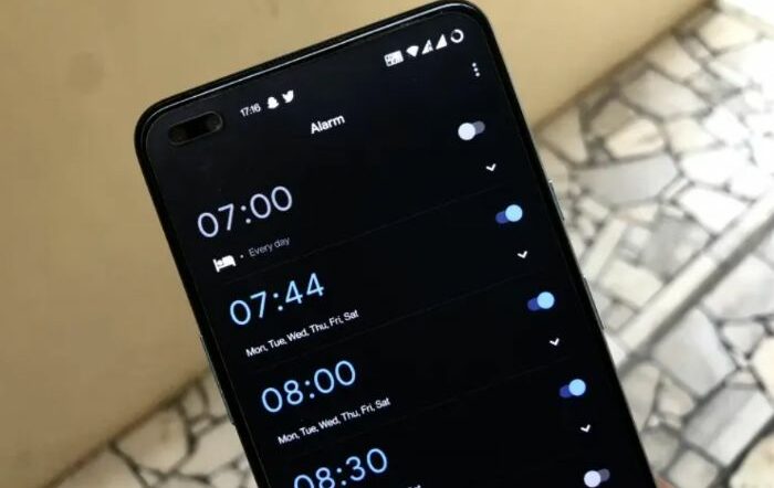alarm on android