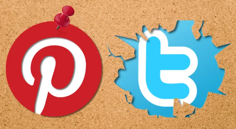 pinterest with twitter