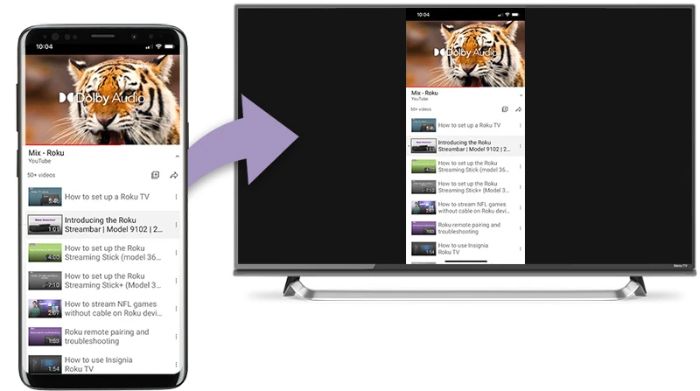 connect smartphone to roku