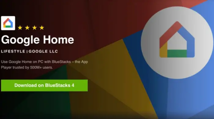 google home on computer