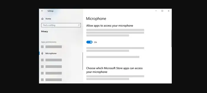 pc can access the microphone