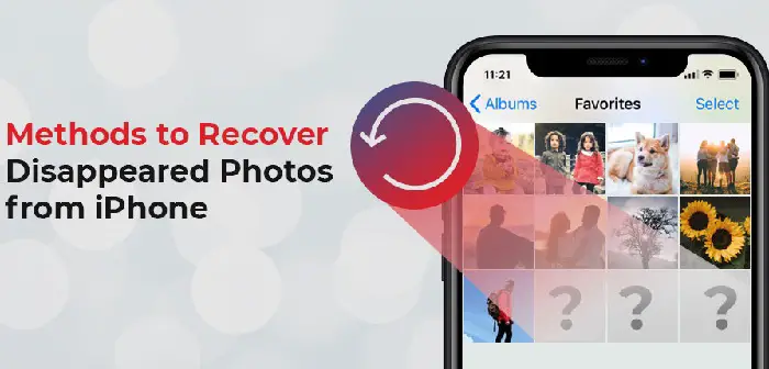 recover disappeared photo