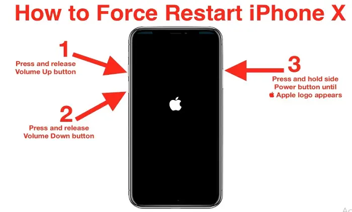restart iphone