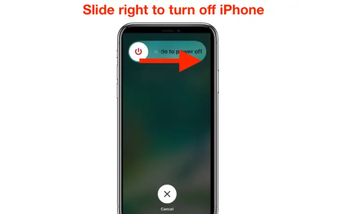 turn off iphone