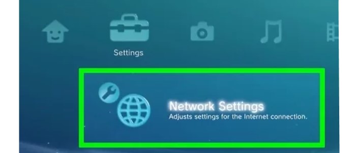 select network settings