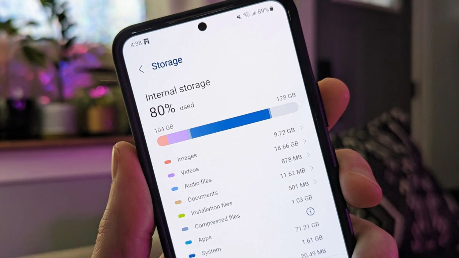 check device storage