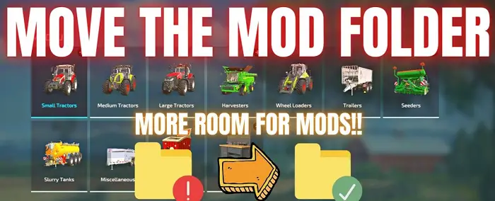 move your mods folder