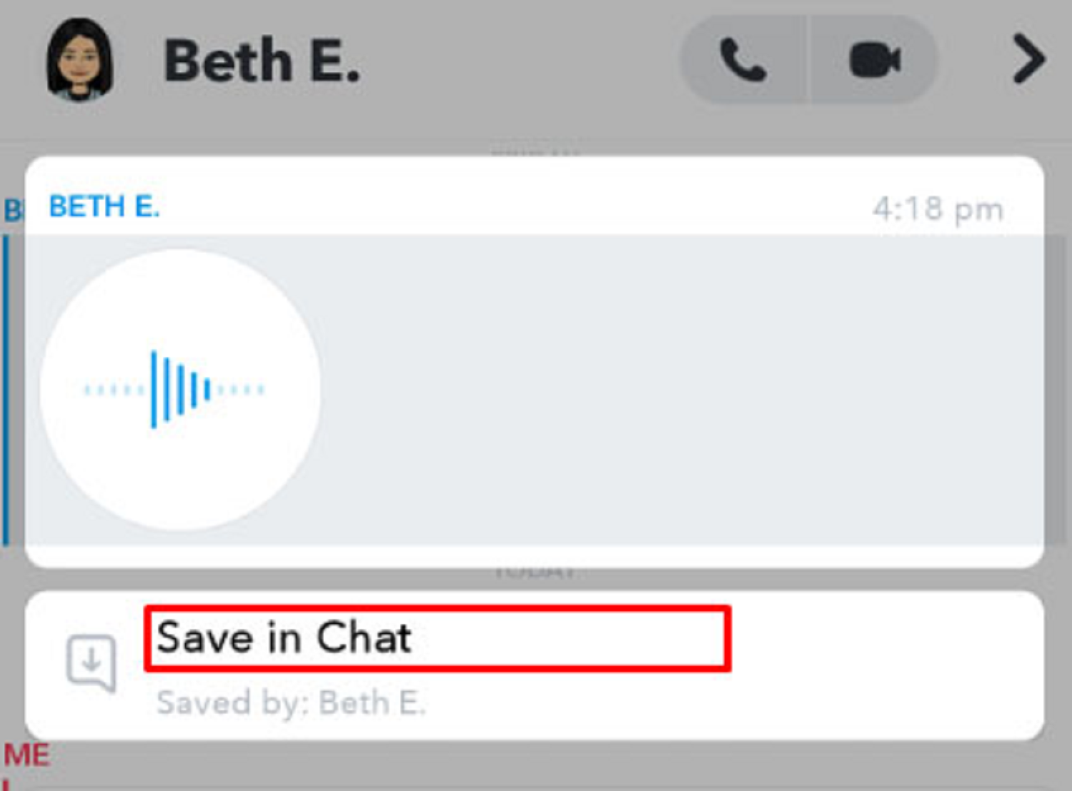 save in chat snapchat