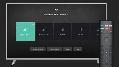 connecting to internet on vizio tv