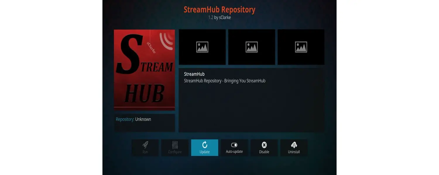 how to install stream hub on kodi, navigate streaming hub
