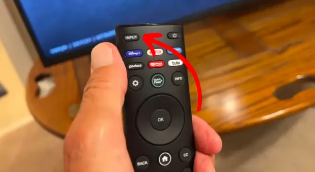 input button on vizio tv