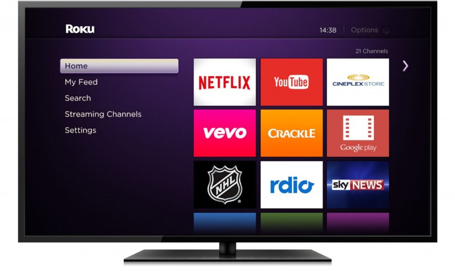 roku tv screen is on your pc's screen