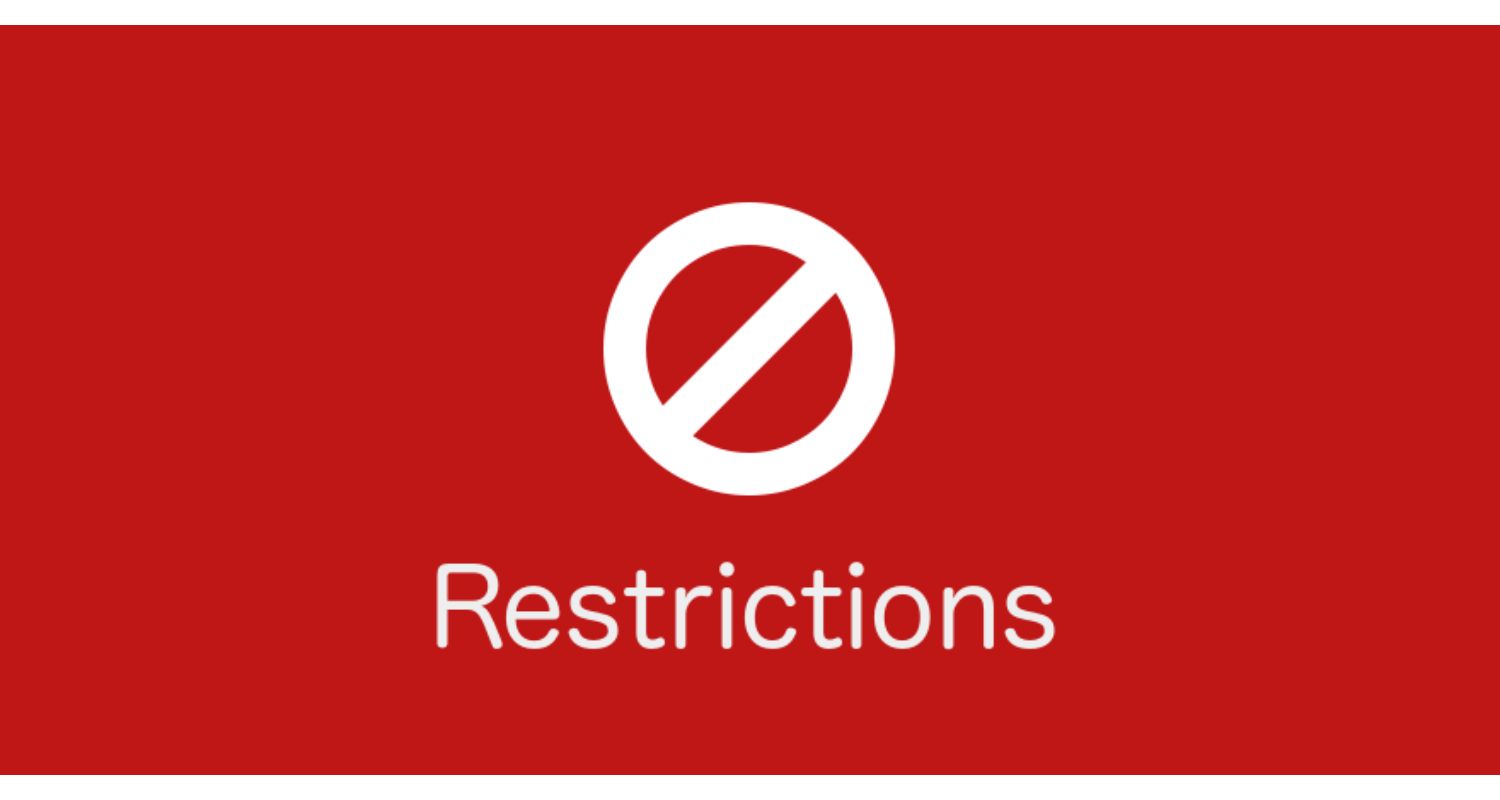restrictions
