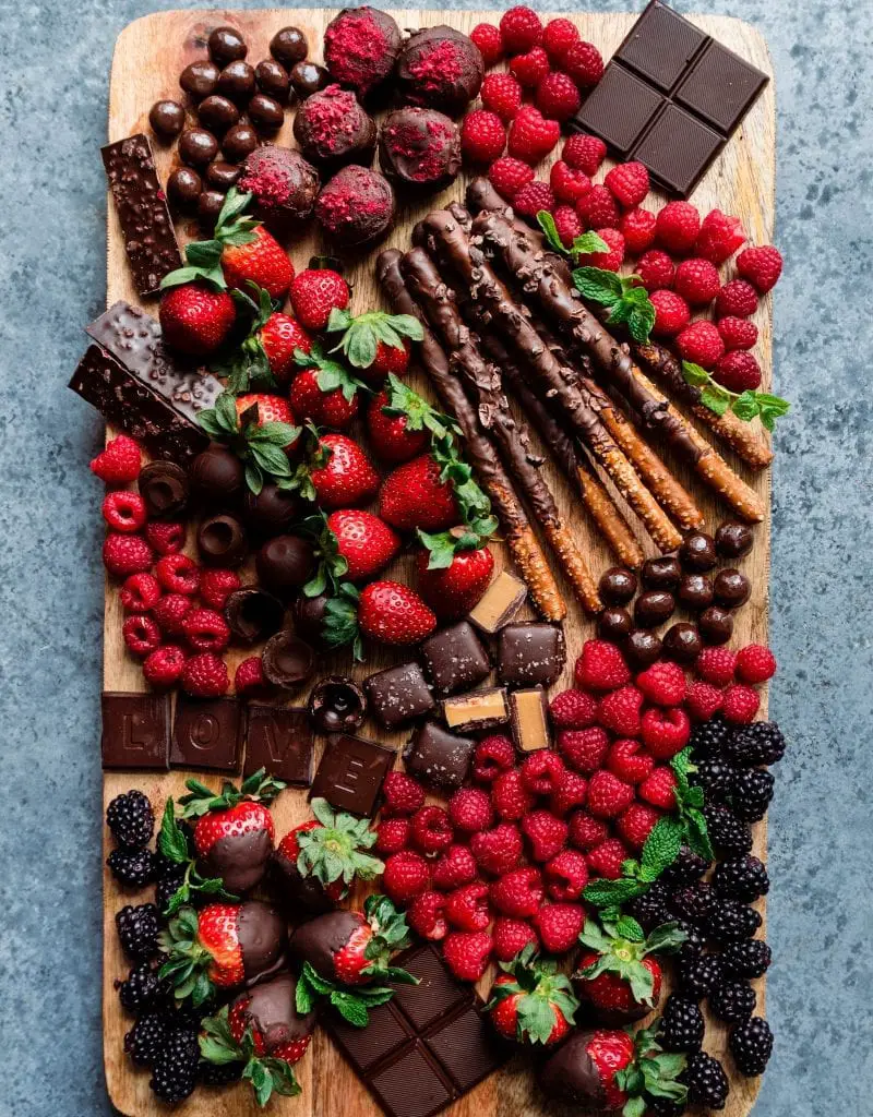 dessert board