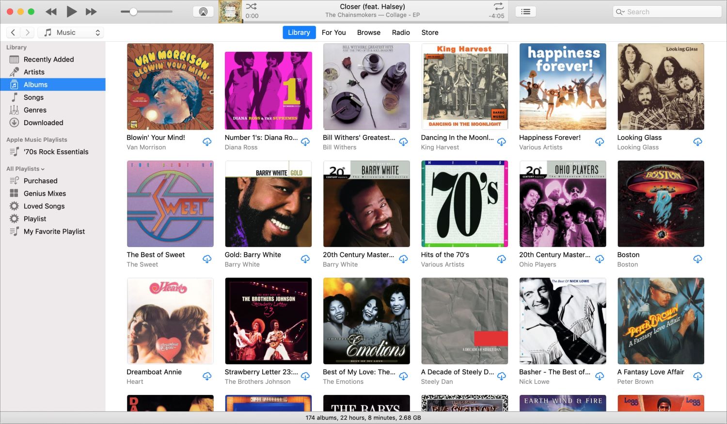music library itunes