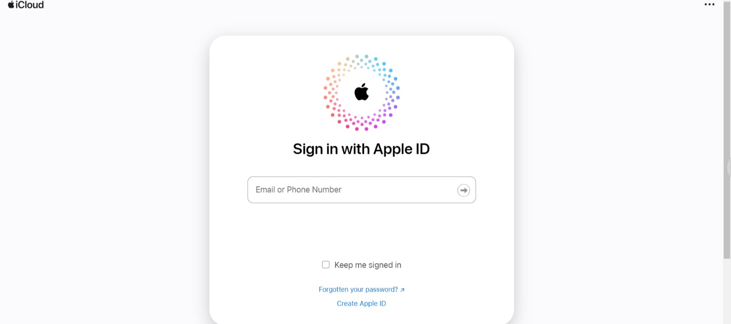 sign in by your apple id credentials