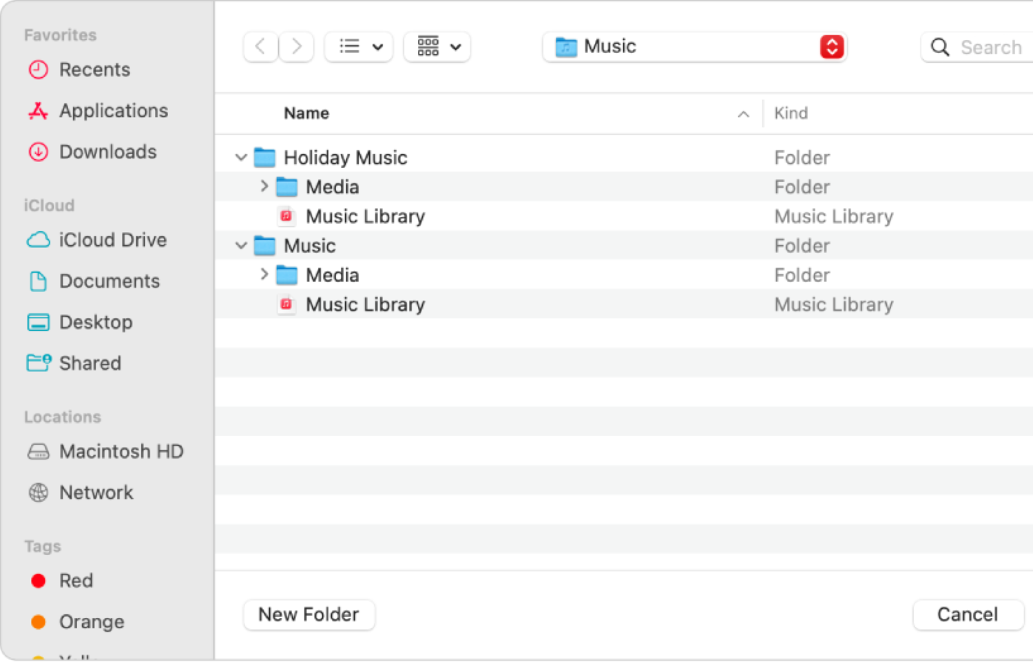 using multiple music libraries